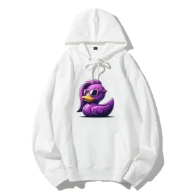 Women Cute Purple Dark Graphic Hoodies