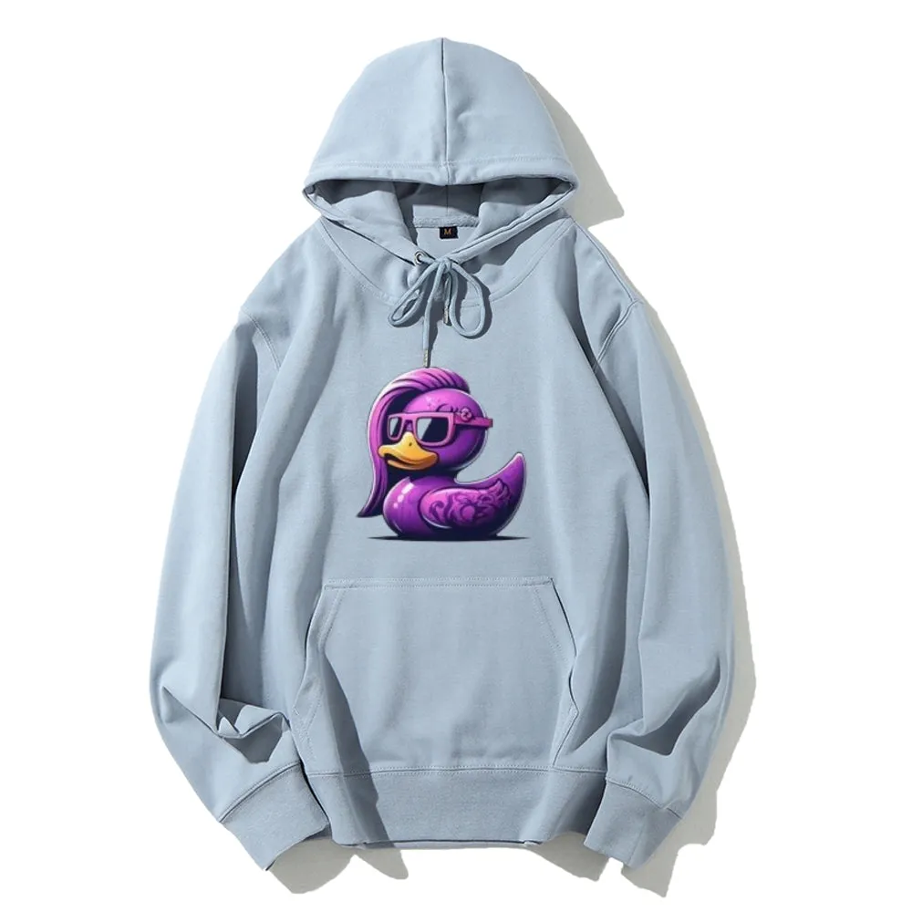 Women Cute Purple Dark Graphic Hoodies