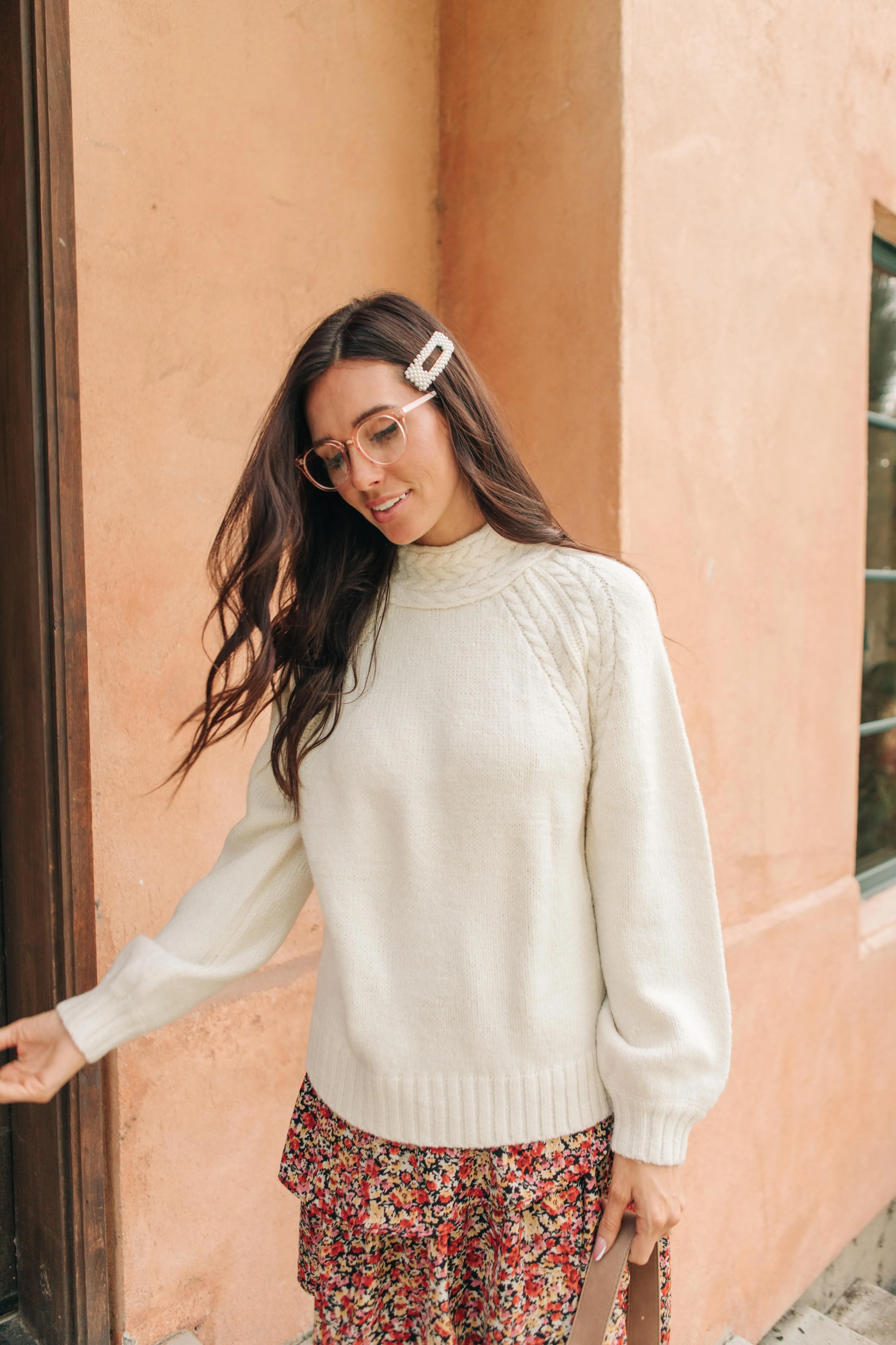 Your Favorite Knit Sweater in Cream